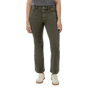 Well Worn Women's 2/26 High Rise Classic Straight Jeans Green Viscose L1217